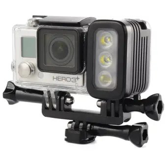 รีวิว Waterproof Spot LED Flash Light For Gopro Hero 4 Session 3+ Camera xiaomi พันทิป