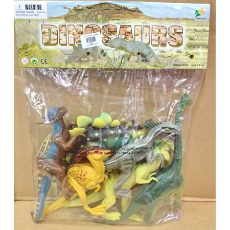 Worktoys ไดโนเสาร์ Dinosaurs 6 สายพันธุ์