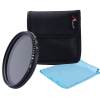 XCSource ฟิลเตอร์ 62mm Slim Fader Variable ND Filter Adjustable ND2 to ND400 for DSLR Lens