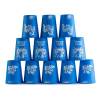 แก้วสแต็ค YJ Set 12Pcs Speed Stacks Cups Indoor Sports Stacking Rapid Fast For Family Game (Blue)