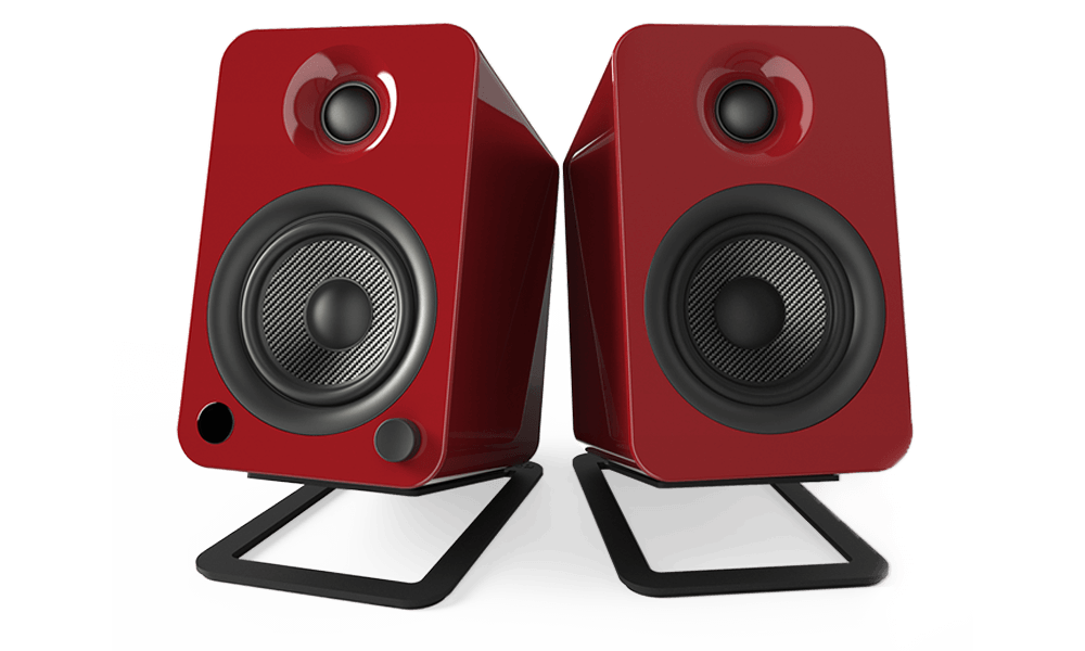 センターバレーKanto YU4 Desktop Speakers Stands Mat Speaker Kanto Bundle - Pair  with S4