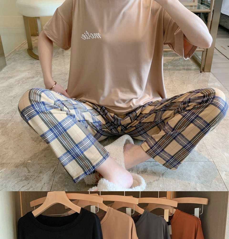 ข้อมูลเกี่ยวกับ 【freesize】【เสื้อ+กางเกง】เชุดแฟชั่นาข่ายทะเลสีแดงชุดสองชิ้นในช่วงฤดูร้อนปี 5066 ผู้หญิงใหม่เกาหลี แนะนำให้ซื้อ