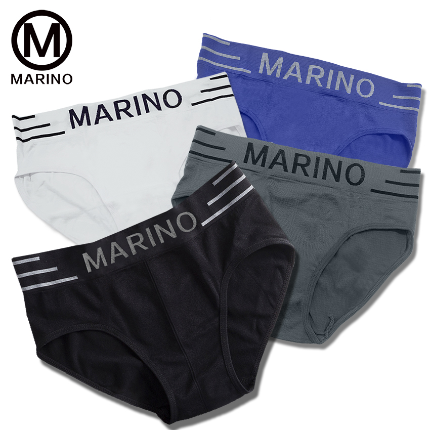 มุมมองเพิ่มเติมของสินค้า Marino กางเกงใน กางเกงชั้นใน กางเกงชั้นในขาเว้า กางเกงชั้นในผู้ชาย No.T117