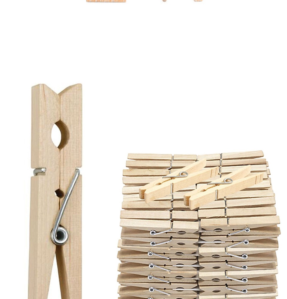 Addis Wooden Clothes Pegs