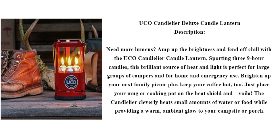 UCO Candlelier Deluxe Candle Lantern