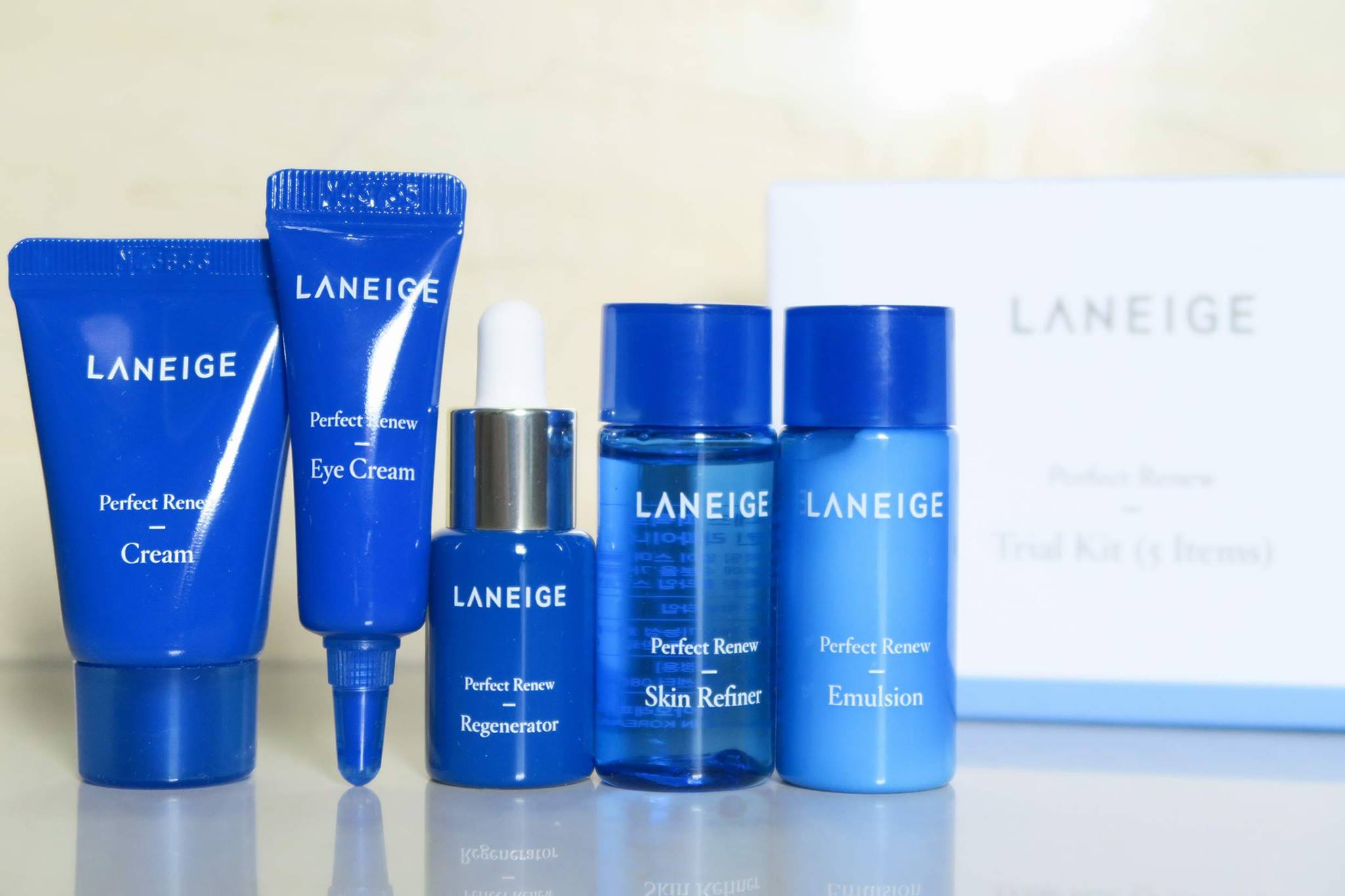 Laneige Perfect Renew Trial Kit Set 5 Items (New Package)  ...