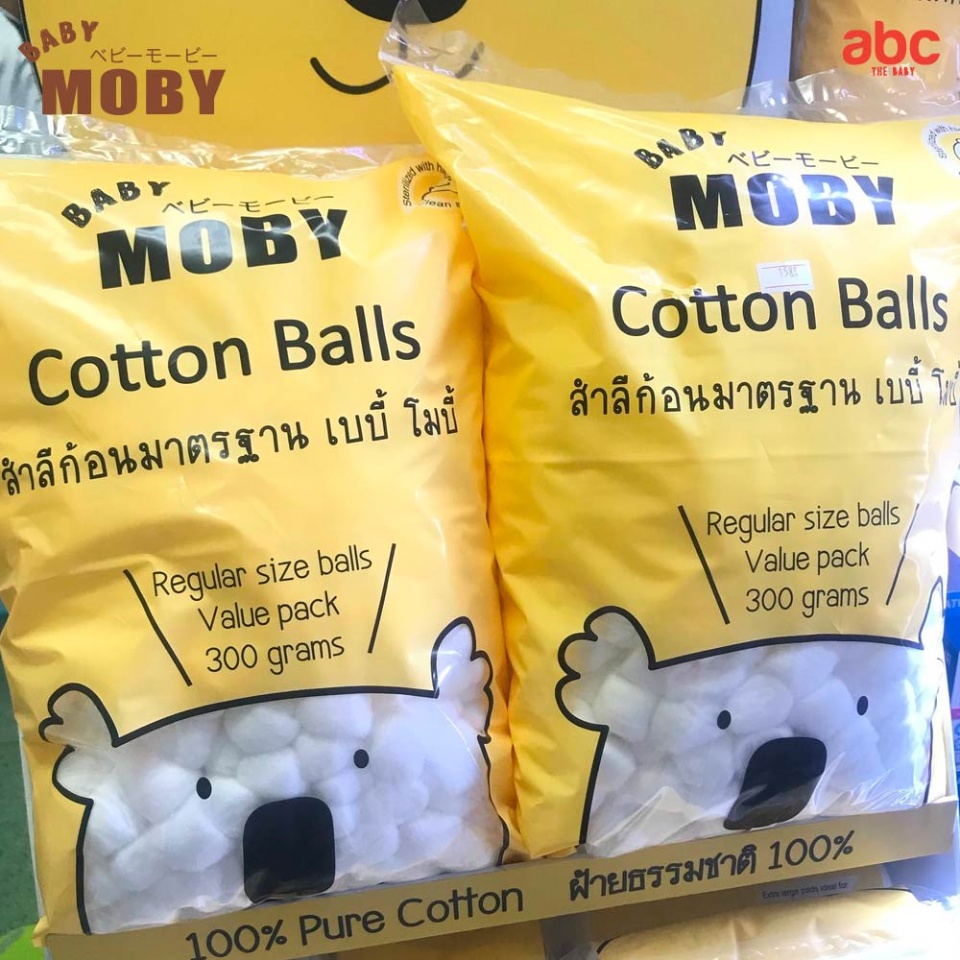 รูปภาพของ Baby Moby สำลีก้อน Normal Cotton Balls (300g.) ของใช้เด็กอ่อน