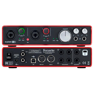 Focusrite Scarlett 6i6 (2nd Gen) - Audio interface - 24-bit