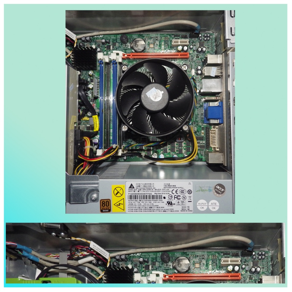 ภาพที่ให้รายละเอียดเกี่ยวกับ คอมพิวเตอร์ ตั้งโต๊ะ ACER Corei3G1@3.2GHz Ram4 DDR3 HD320 (Referbished)
