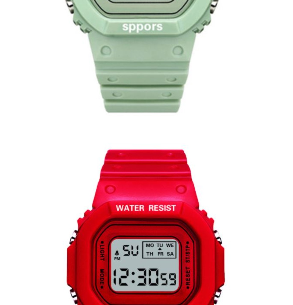 ภาพประกอบของ Riches Mall RW214 นาฬิกาข้อมือผู้หญิง นาฬิกา สปอร์ต นาฬิกาผู้ชาย นาฬิกาข้อมือ นาฬิกาดิจิตอล Watch สายซิลิโคน พร้อมส่ง