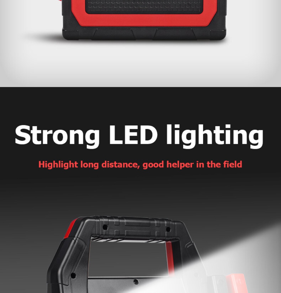 มุมมองเพิ่มเติมของสินค้า [CARKU] แบบพกพา 42000mAh (1500A Peak) 12V / 24V รถ Jarter Power Bank กระโดด / จัมเปอร์เคเบิ้ลสตาร์ท / สตาร์ทเครื่อง Ultrasafe Mobile ฉุกเฉินฉุกเฉินมือถือ + ไฟฉาย LED + Clamps