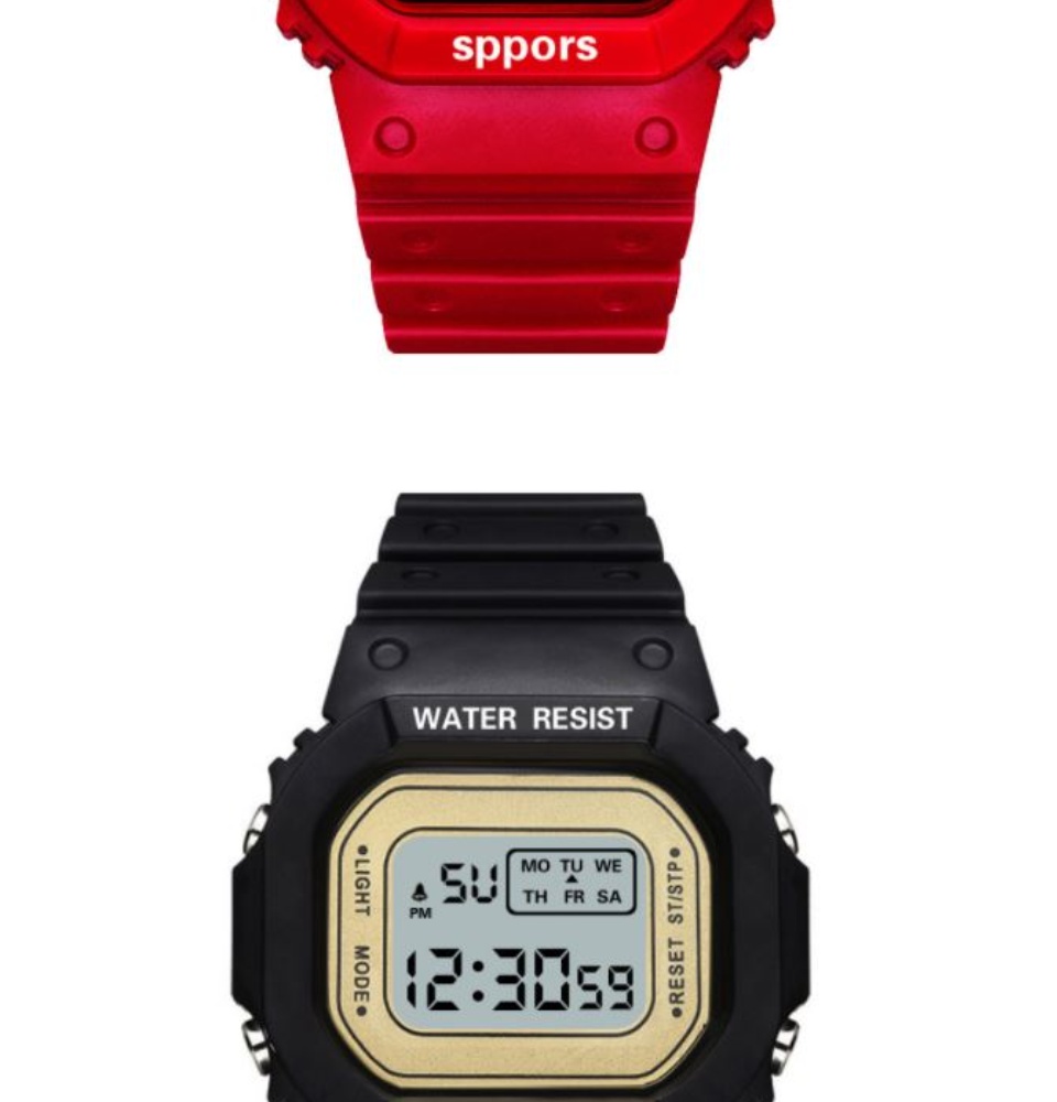 ภาพประกอบของ Riches Mall RW214 นาฬิกาข้อมือผู้หญิง นาฬิกา สปอร์ต นาฬิกาผู้ชาย นาฬิกาข้อมือ นาฬิกาดิจิตอล Watch สายซิลิโคน พร้อมส่ง