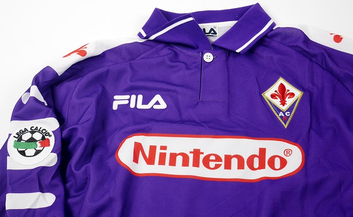 fiorentina retro shirt nintendo