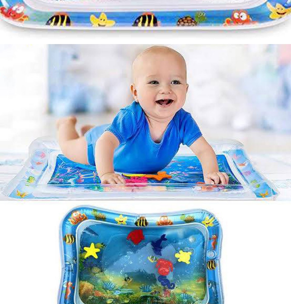 มุมมองเพิ่มเติมของสินค้า No.8  water playpen Water Mat ของเล่นสำหรับเด็กเล็ก เสริมพัฒนาการด้านร่างกาย กระตุ้นการพัฒนากล้ามเนื้อ ของเล่นทารกแรกเกิด