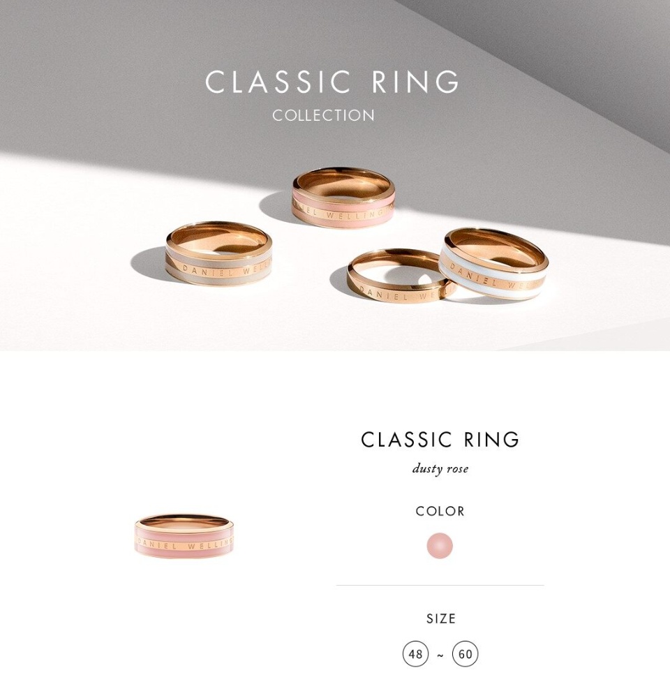 Classic ring dusty rose hot sale