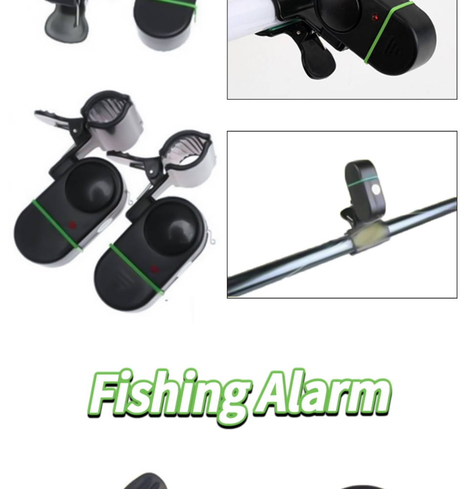 รูปภาพรายละเอียดของ อุปกรณ์แจ้งเตือนเมื่อปลากินเบ็ด Fishing Alarm bellชุดสัญญานเสียงพร้อมไฟ อุปกรณ์แจ้งเตือนตกปลาSP60