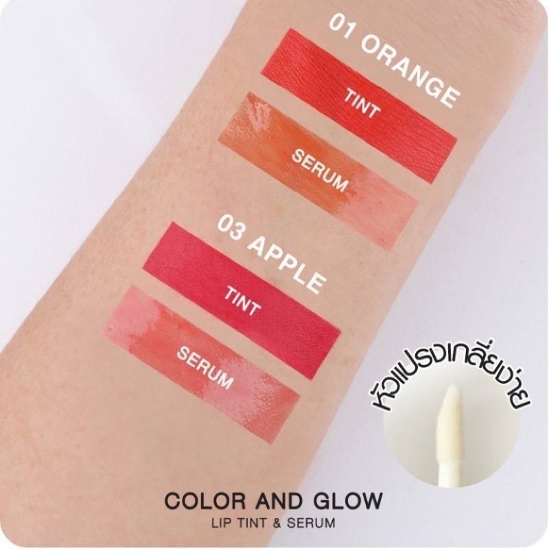 ภาพประกอบของ ลิป น้องฉัตร THA 2in1 Color And Glow Lip Tint&Serum 2+2 ml. ลิป ฑา คัลเลอร์ แอนด์ โกลว์ ลิปทินท์ แอนด์ เซรั่ม by น้องฉัตร