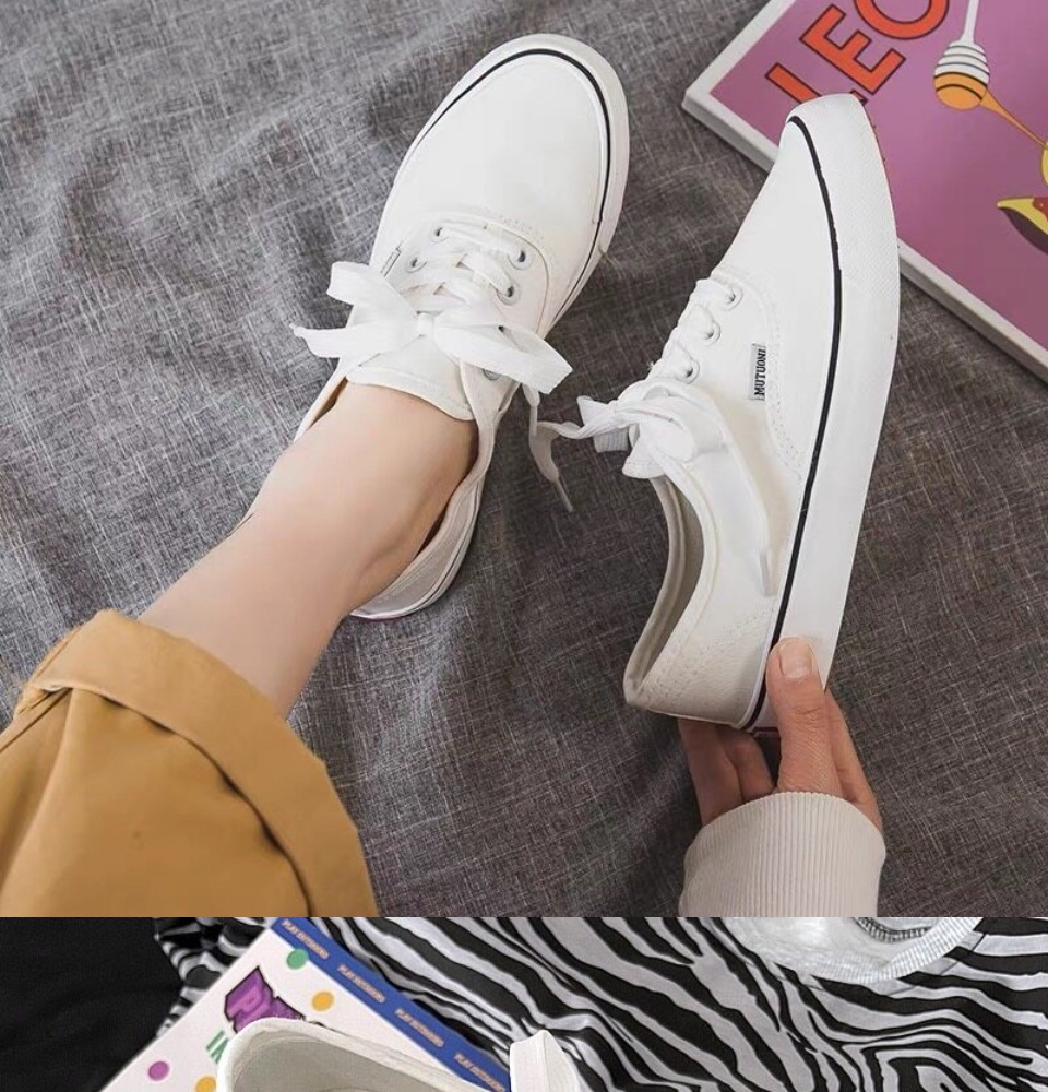 รายละเอียดเพิ่มเติมเกี่ยวกับ Korean Style Kasut Perempuan Comfortable Leisure Wild Flat Shoes For Women Cartoon Mouse Printed Canvas Shoes For Womenสบาย ๆ ทุกการแข่งขันแบนรองเท้าผู้หญิงรองเท้าผ้าใบพิมพ์การ์ตูนเมาส์