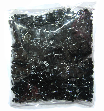 ภาพประกอบของ กิ๊บตอกสาย RG-6 สีดำ 1ถุง 1กก. (1,000-1,100ตัว)