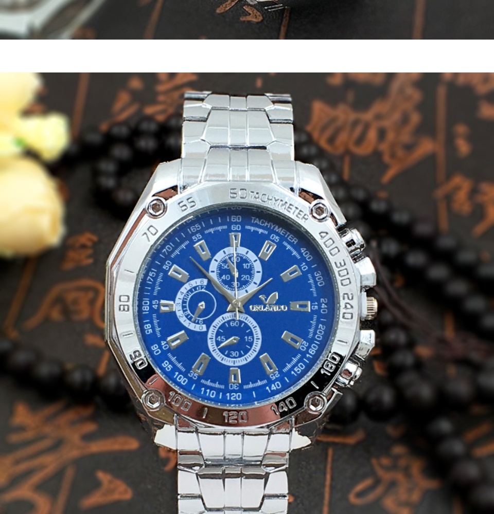 ข้อมูลเกี่ยวกับ Riches Mall RW006 นาฬิกาผู้ชาย นาฬิกา ORLANDO วินเทจ ผู้ชาย นาฬิกาข้อมือผู้หญิง นาฬิกาข้อมือ นาฬิกาควอตซ์ Watch สายสแตนเลส