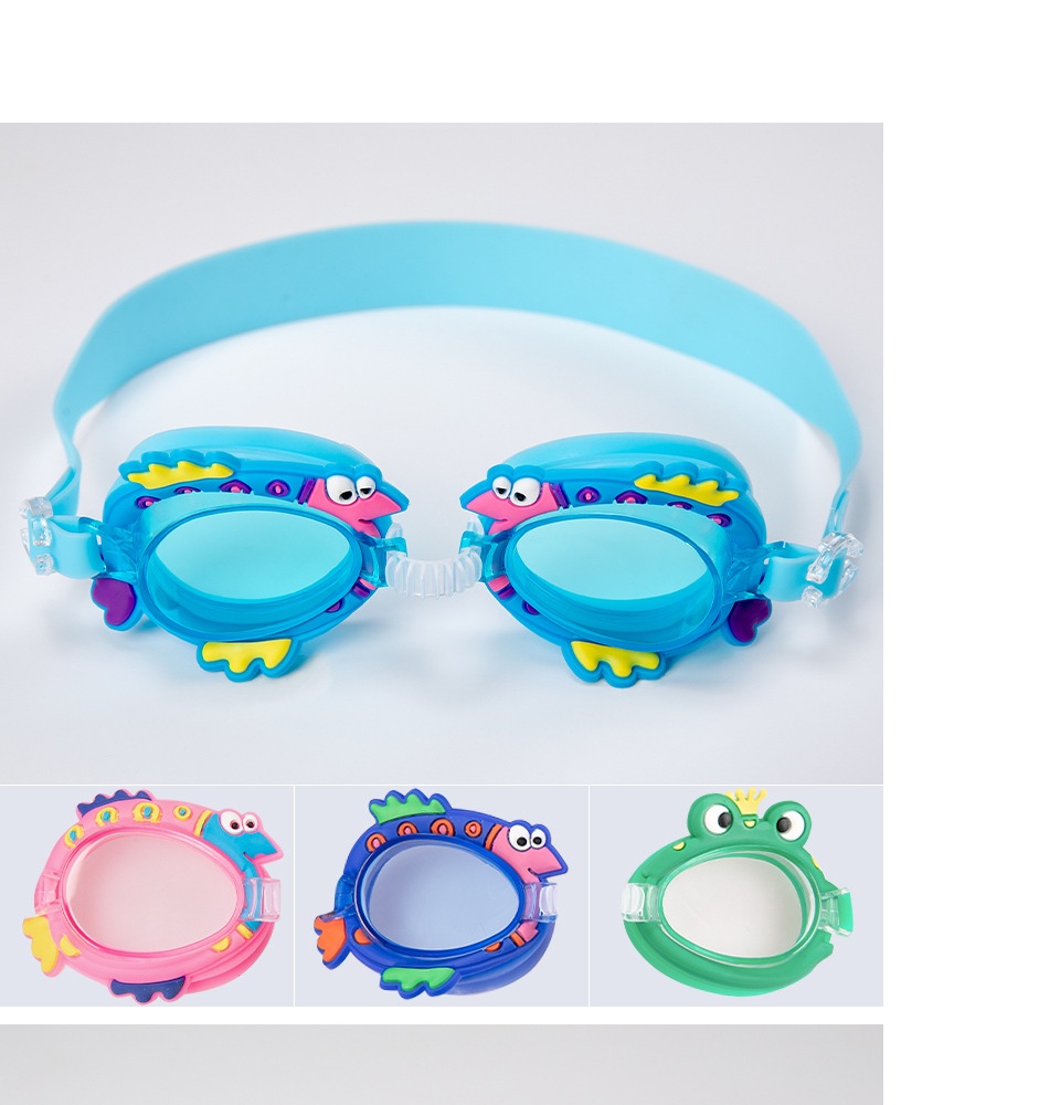 รูปภาพเพิ่มเติมของ MamaMall แว่นตาว่ายน้ำเด็กลายสัตว์น่ารักๆ แว่นตาว่ายน้ำ แว่นตาว่ายน้ำสำหรับเด็ก