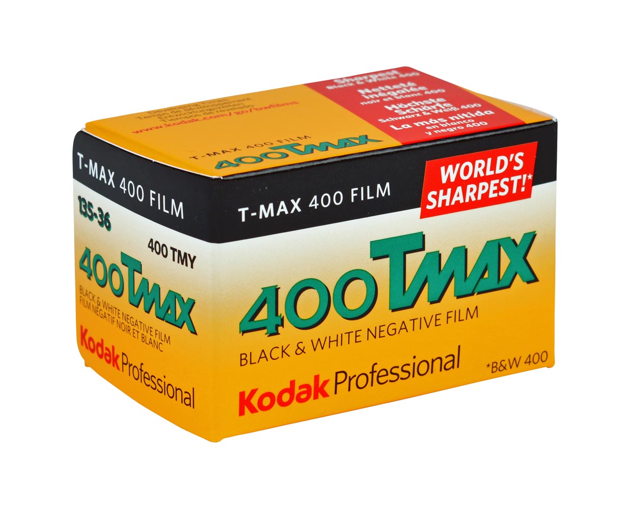 รายละเอียดเพิ่มเติมเกี่ยวกับ ฟิล์มขาวดำ Kodak T-Max 400 Professional 35mm 135-36 Black and White Film 400Tmax Tmax ฟิล์ม ฟิล์มถ่ายรูป