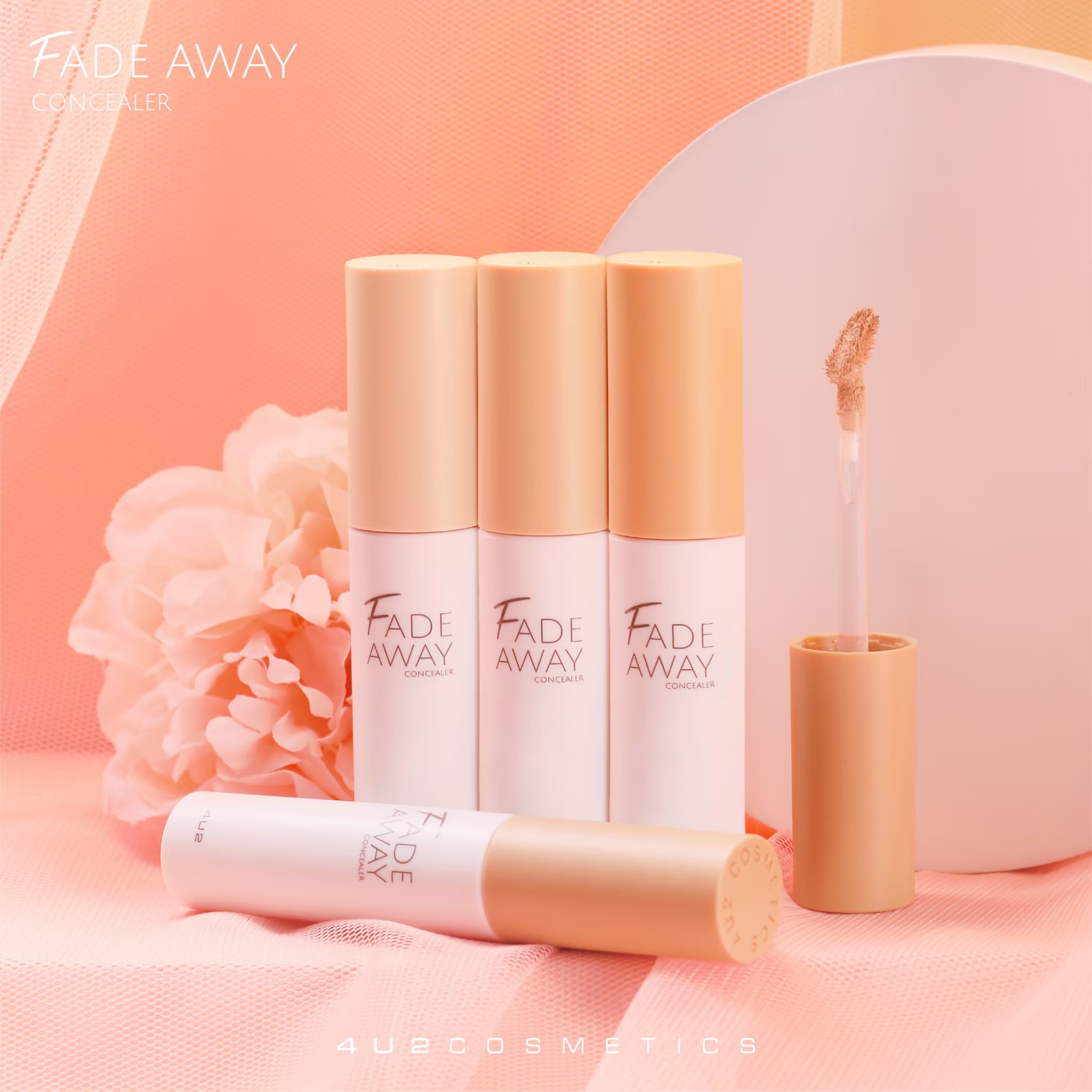 รูปภาพรายละเอียดของ 4U2 FADE AWAY CONCEALER VER.2 คอนซีลเลอร์เนื้อครีม