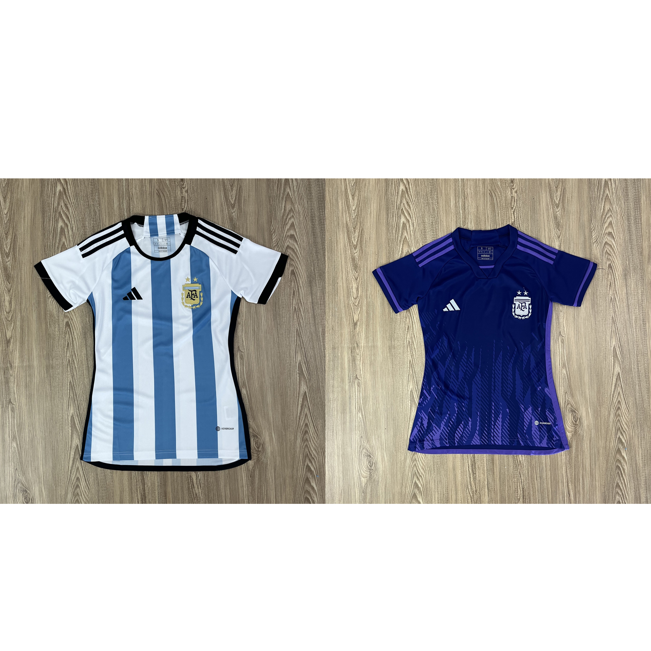 รูปภาพรายละเอียดของ เสื้อบอลผู้หญิง เสื้อบอลทีม Argentine แบบเดียวกับต้นฉบับ รับประกันคุณภาพ เกรดAAA