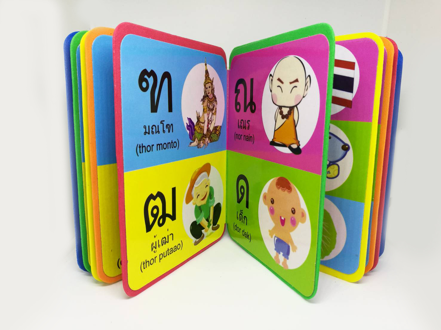 ภาพประกอบของ (แพ็ค 2 เล่ม) หนังสือหัดอ่านเด็ก เสริมทักษะ พยัญชนะไทย กขค + หนังสือฝึกภาษาอังกฤษ Learning ABC (ขนาด 10x14 cm.)