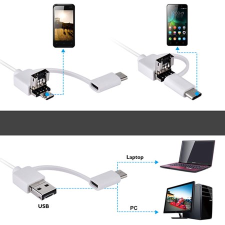 มุมมองเพิ่มเติมของสินค้า กล้องส่องหู 720P HD ส่องดูช่องปาก คอและจมูกได้ ที่แคะหู มีกล้อง ต่อภาพวีดีโอ เข้ามือถือAndroid,คอมพิวเตอร์ ภาพชัดใช้ง่าย ต่อได้ USB, micro USB, typeC