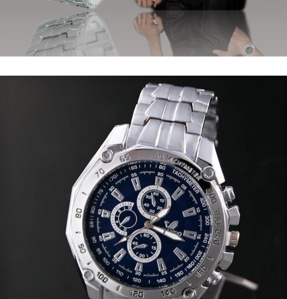 ภาพที่ให้รายละเอียดเกี่ยวกับ Riches Mall RW006 นาฬิกาผู้ชาย นาฬิกา ORLANDO วินเทจ ผู้ชาย นาฬิกาข้อมือผู้หญิง นาฬิกาข้อมือ นาฬิกาควอตซ์ Watch สายสแตนเลส