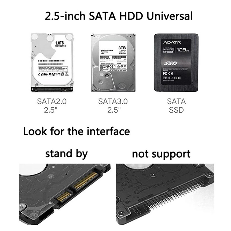 เกี่ยวกับสินค้า กล่องใส่ HDD กล่องใส่ฮาร์ดดิสก์แบบใส USB 3.0 SATA 2.5 กล่องใส่ฮาร์ดดิส ส่งถ่ายข้อมูลได้รวดเร็ว มีไฟ LED กล่องใส   Harddisk SSD 2.5 inch USB3.0 แรง Hard Drive Enclosure D75