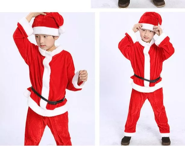 มุมมองเพิ่มเติมของสินค้า ชุดซานตาครอส ผช พร้อมส่งในไทย จัดส่งทุกวัน ชุดซานตาครอสเด็ก ชุดคริสต์มาส ชุดคริสมาสเด็กผู้ชาย ชุดซานตาครอสเด็กผู้ชาย  ซานตาครอส cm 150 cm