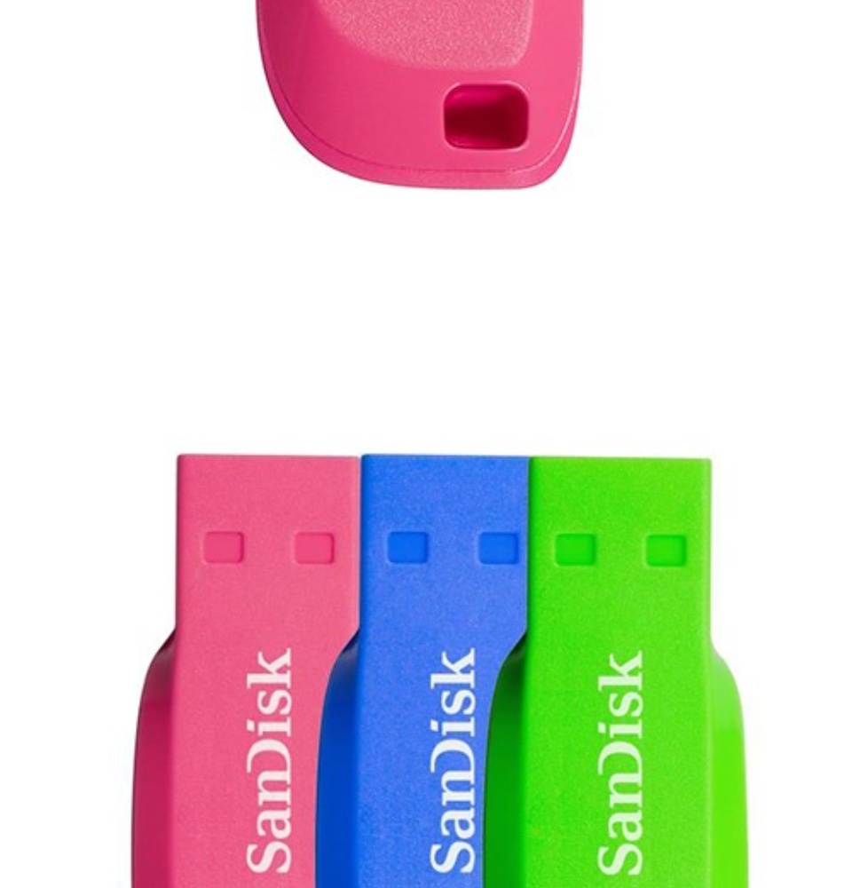 รูปภาพเพิ่มเติมของ Sandisk Cruzer Blade 16GB - Electric Pink (CZ50C-016GB35P) ( แฟลชไดร์ฟ  usb  Flash Drive )