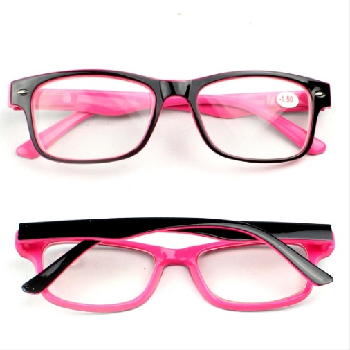 ภาพที่ให้รายละเอียดเกี่ยวกับ แว่นสายตาสั้น 85888DM พร้อมกล่อง คละสี  รุ่น Short-Sighted-square-Glasses-03c-K2