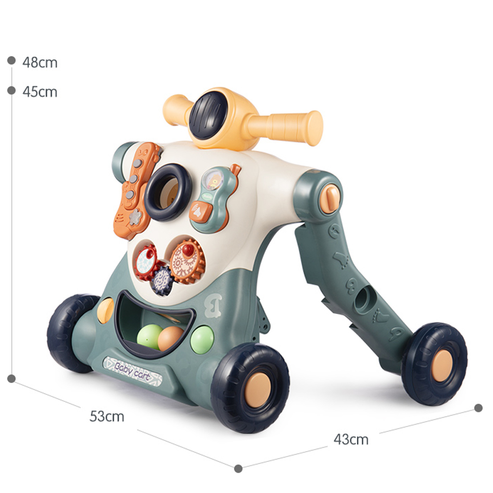 รูปภาพรายละเอียดของ 3in1 รถหัดเดิน รถขาไถ รถฝึกเดิน Baby walker มีถังถ่วงน้ำหนัก ของเล่นฝึกเด็ก ของเล่นฝึกพัฒนาการเดิน รถ ของใช้เด็ก ของเล่น ของเล่นเด็ก