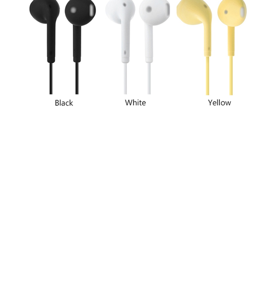มุมมองเพิ่มเติมของสินค้า In-Ear หูฟังอินเอียร์ แบบมีสาย กีฬาหูฟังแบบมีสาย Super Bass 3.5 มม. สำหรับเล่นกีฬา ควบคุมสายสนทนา ไมโครโฟนชัด สำหรับ iPhone H SAMSUNG OPPO VIVO Xiaomi Realme