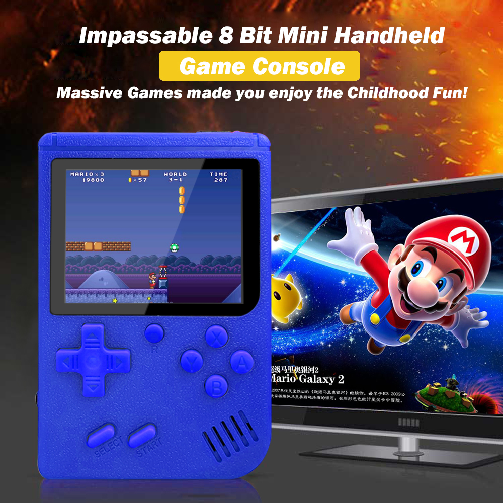 ภาพประกอบของ เครื่องเล่นเกมพกพา 400 games In1 Super Mario ดีโอเกมคอนโซลมินิ Portable Video Handheld Game เกมบอยพกพา  เครื่องเล่นวิดีโอเกมคอนโซลมินิ B16