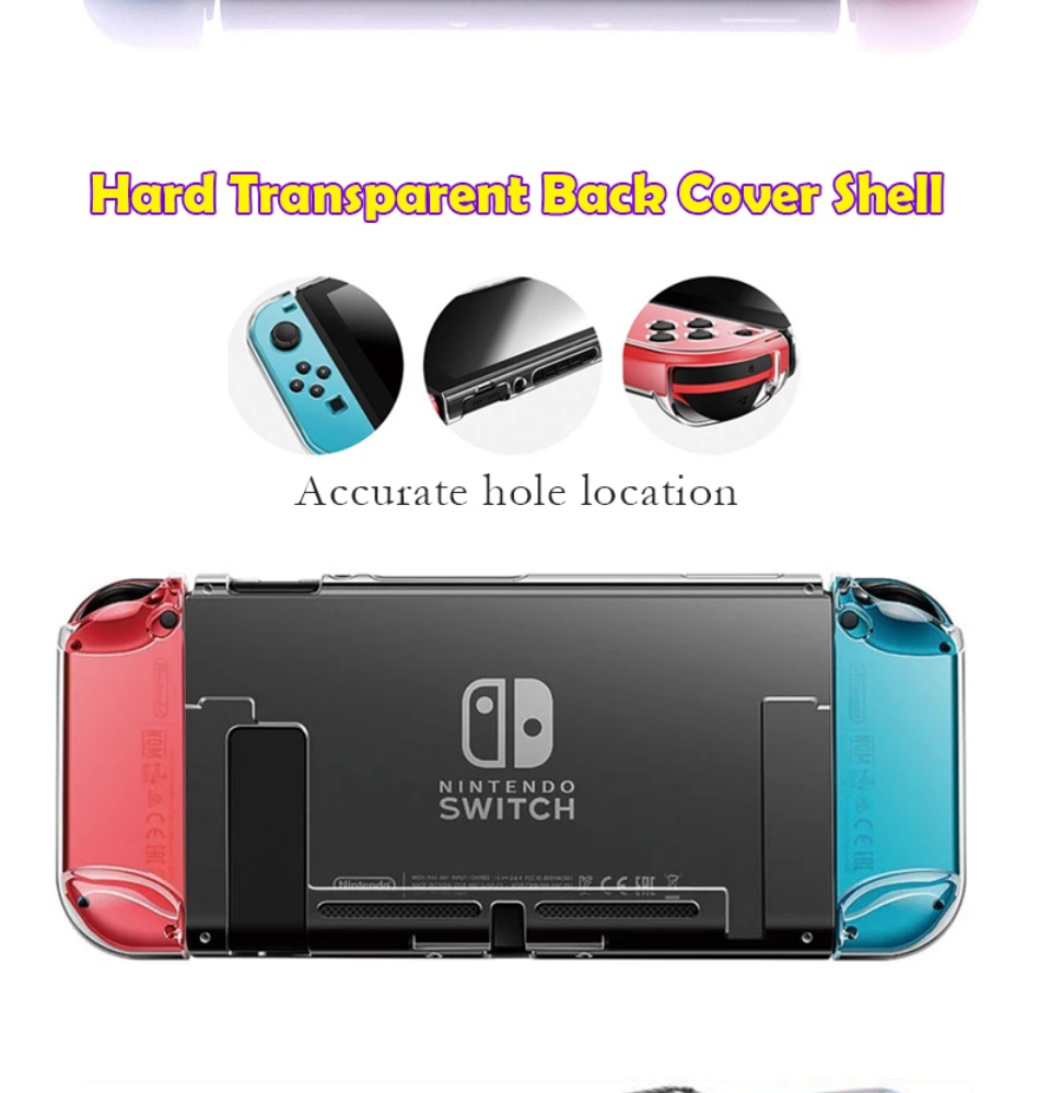 รูปภาพรายละเอียดของ Caseใส่ Dockได้ Nintendo Switchเคสใสใส่Dock Case Nintendo Switchเคสใสรอบตัว เคสใสบาง ได้กันกระแทก แบบแยกจอยB53