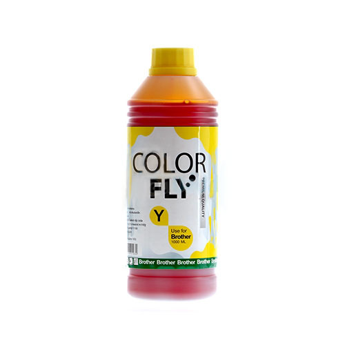 คำอธิบายเพิ่มเติมเกี่ยวกับ Color Fly ink 1000 ml. Yellow for printer brother