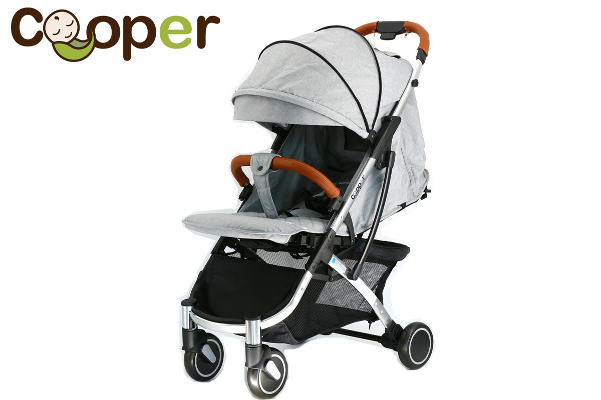 มุมมองเพิ่มเติมของสินค้า Cooper คูเปอร์ รถเข็นเด็กพับได้ รุ่น คูเปอร์ พลัส Cooper Plus ของแถม 11 รายการ รถเข็นเด็กอ่อน 40กก. รับประกันศูนย์ไทย 2 ปี รถเข็นเด็กพกพา