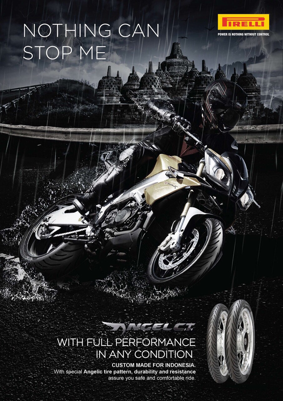 มุมมองเพิ่มเติมเกี่ยวกับ ยาง Pirelli ANGEL CITY ยาง 2.50-17+2.75-17 (หน้า+หลัง) *ใช้ยางใน