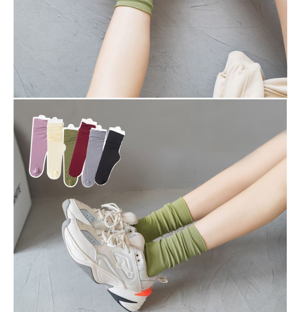 รูปภาพเพิ่มเติมเกี่ยวกับ iSABELLA ถุงเท้าผ้าไหมเย็น ถุงเท้าข้อยาวแฟชั่น บางเบาเย็นสบาย ดูดซับเหงื่อและระบายอากาศได้ดี มี6สี ผร้อมส่งในไทย IS004