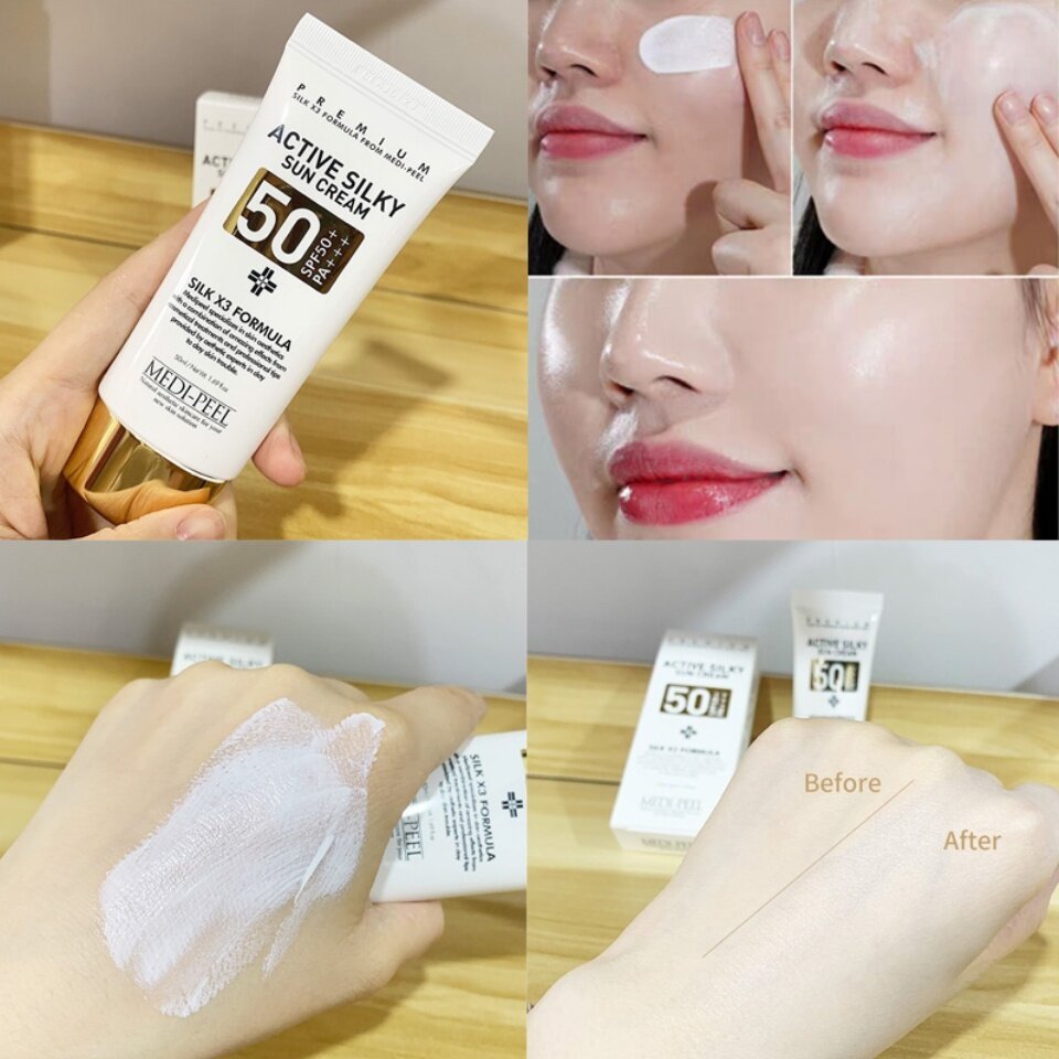 ѹᴴ˹ҩ Medi-peel Active Silky Sum Cream SPF50+/PA+++ 50ml ...