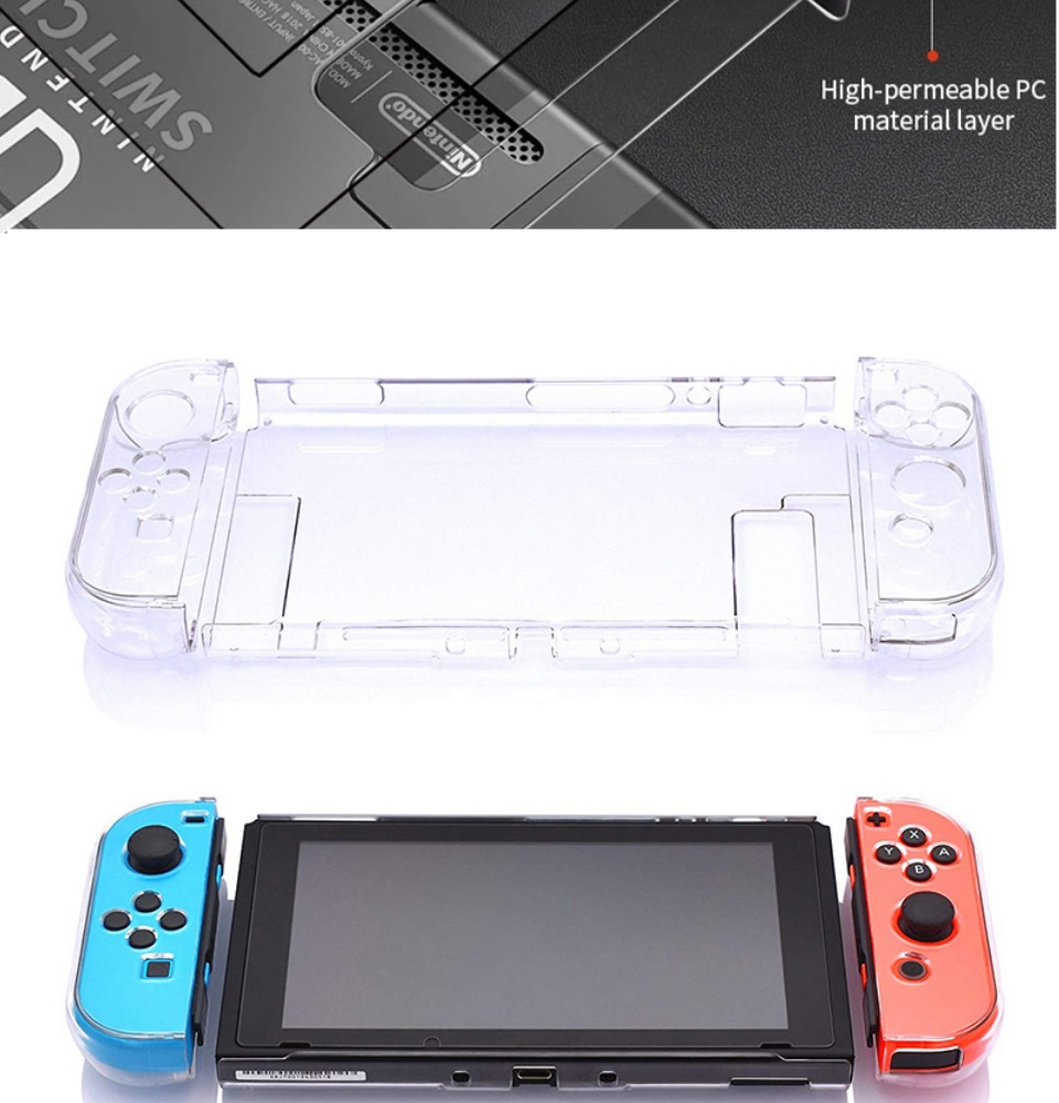 รูปภาพรายละเอียดของ Caseใส่ Dockได้ Nintendo Switchเคสใสใส่Dock Case Nintendo Switchเคสใสรอบตัว เคสใสบาง ได้กันกระแทก แบบแยกจอยB53