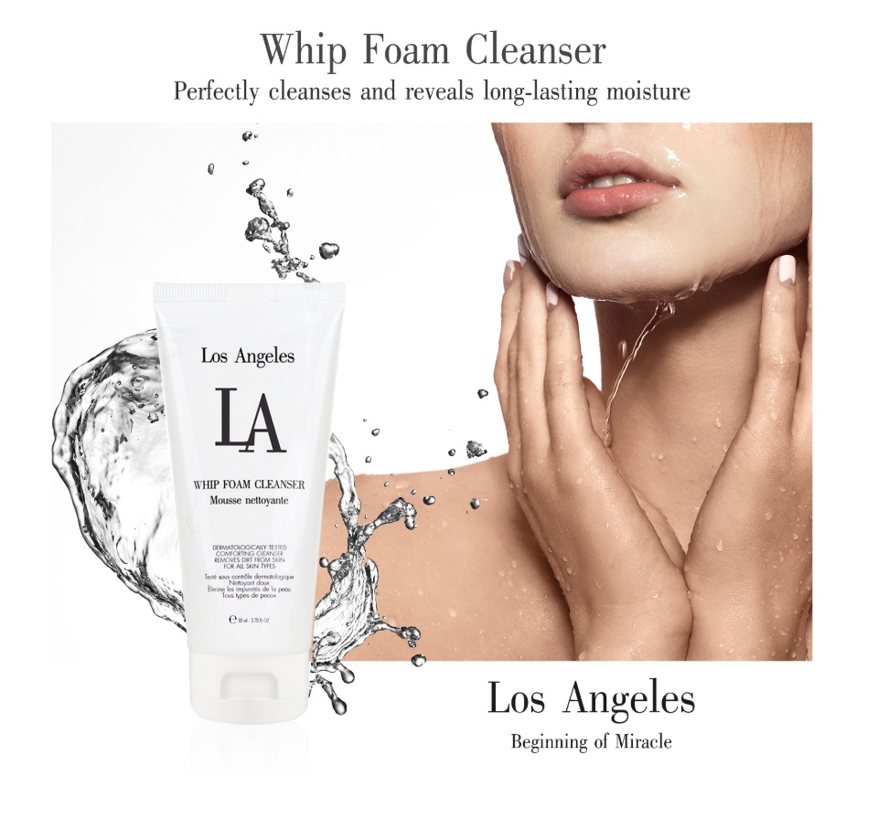 คำอธิบายเพิ่มเติมเกี่ยวกับ โฟมล้างหน้า วิปโฟม วิป โฟม คลีนเซอร์ ลา 80 มล. Whip Foam Cleanser LA 80 ml. สำหรับผิวอ่อนโยน ลิขสิทธิ์จาก U.S.A.