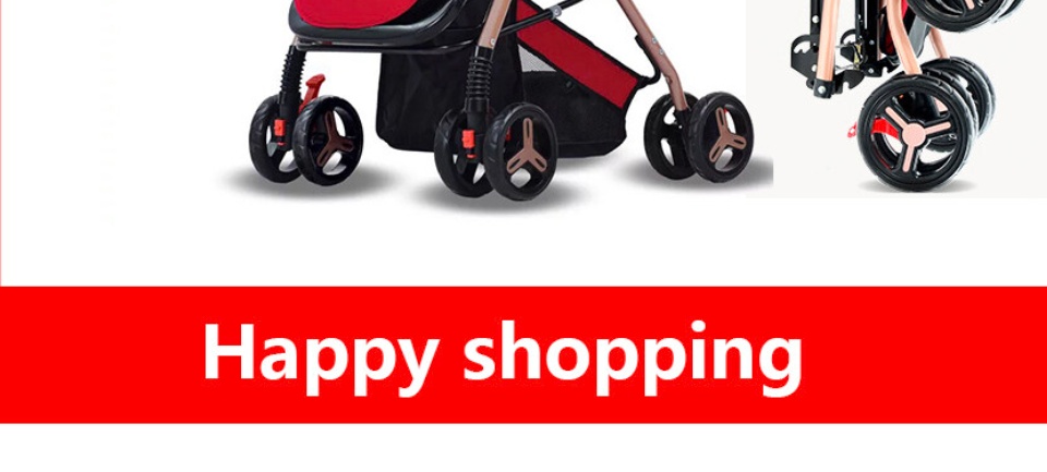 ภาพประกอบคำอธิบาย ซื้อ 1 แถม 5 Baby Stroller Pram  ที่นอนเด็ก รถเข็นเด็กแบบนั่ง รถเข็นเด็กพับได้ พกพาง่าย ถือขึ้นเครื่องปรับได้ 3 ระดับ(นั่ง/เอน/นอน) พร้อมสายรัดแบบ 5