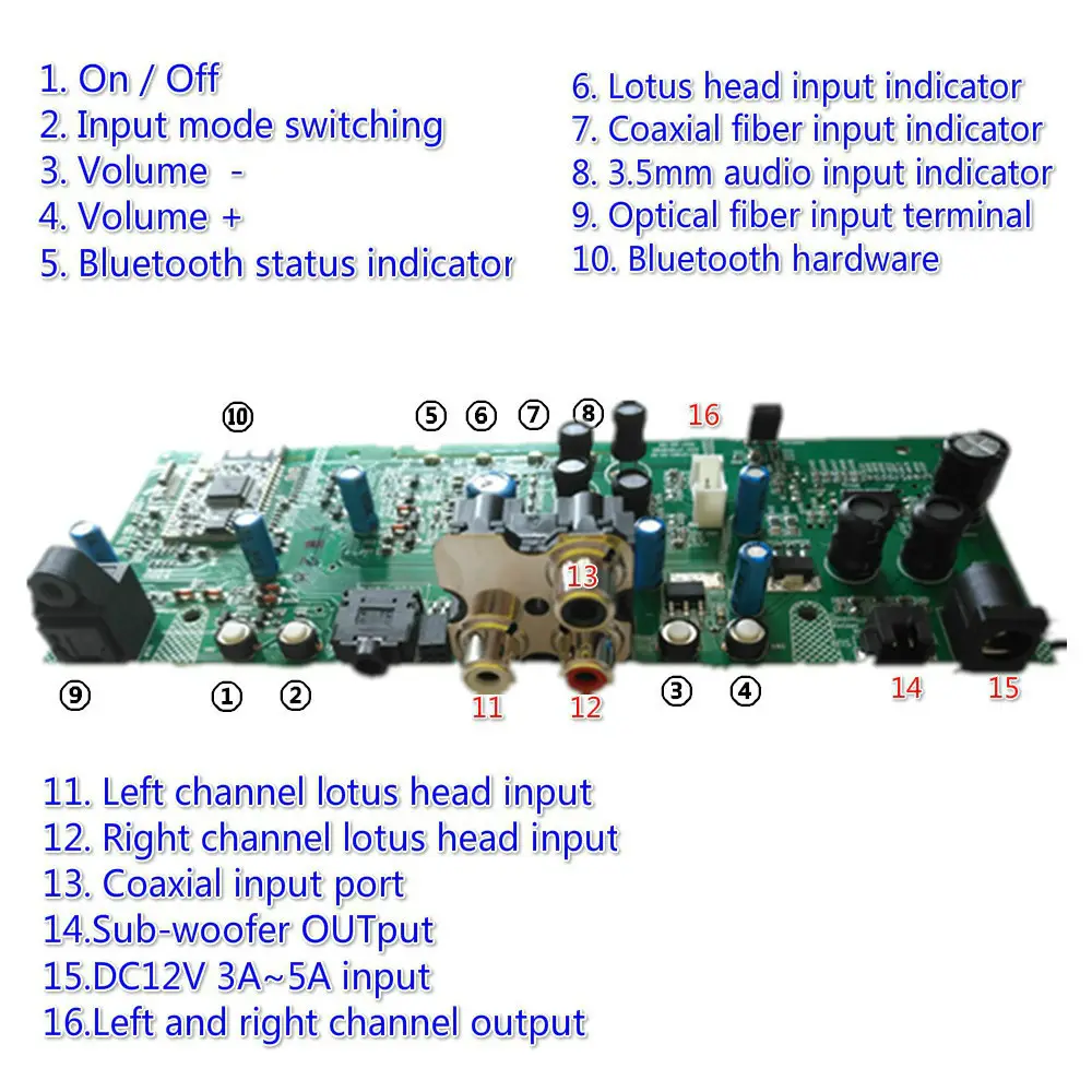 6 channel speaker amplifier