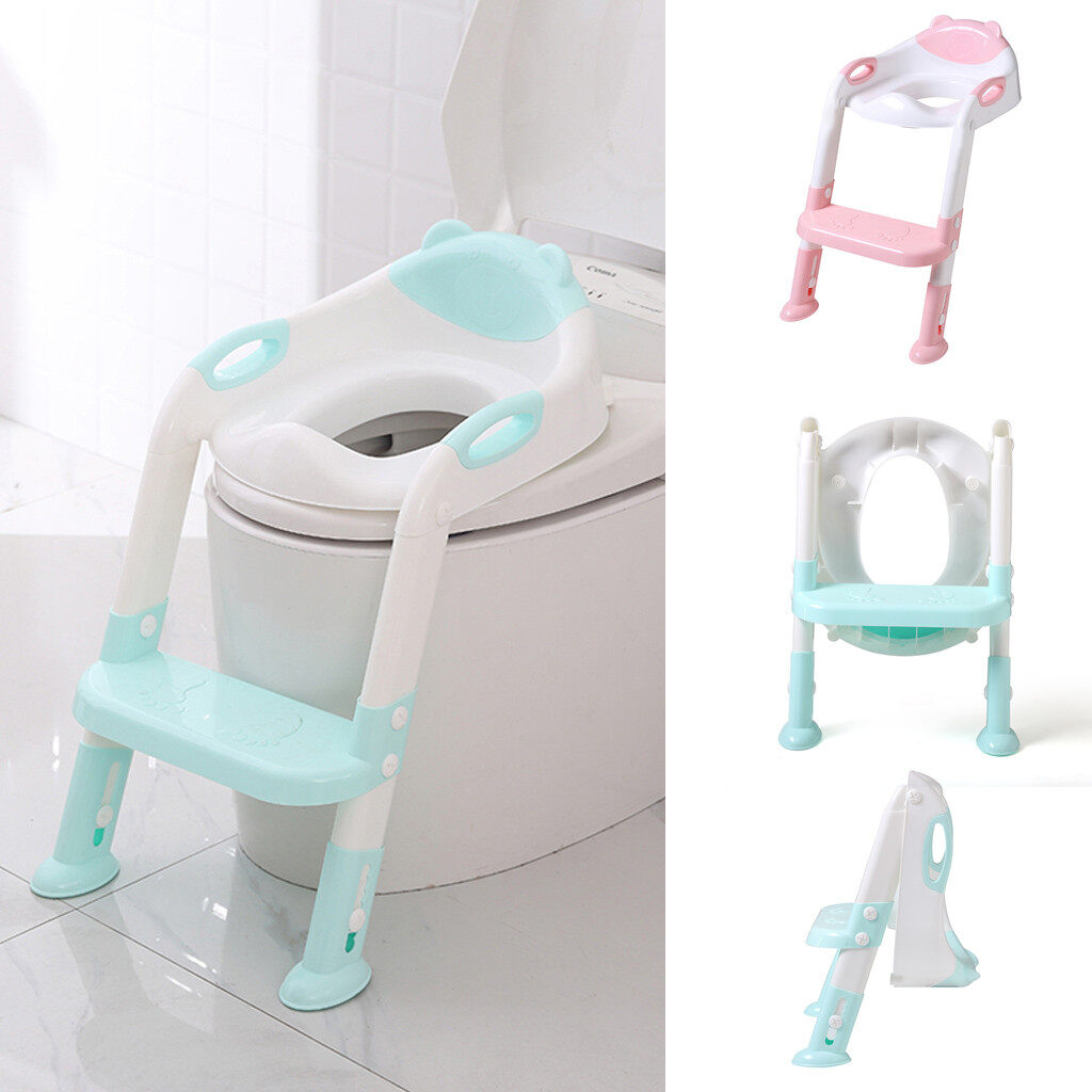 Training Potty Toilet Kids Toddler Baby Step Stool Ladder Trainer CHILD GIRL BOY