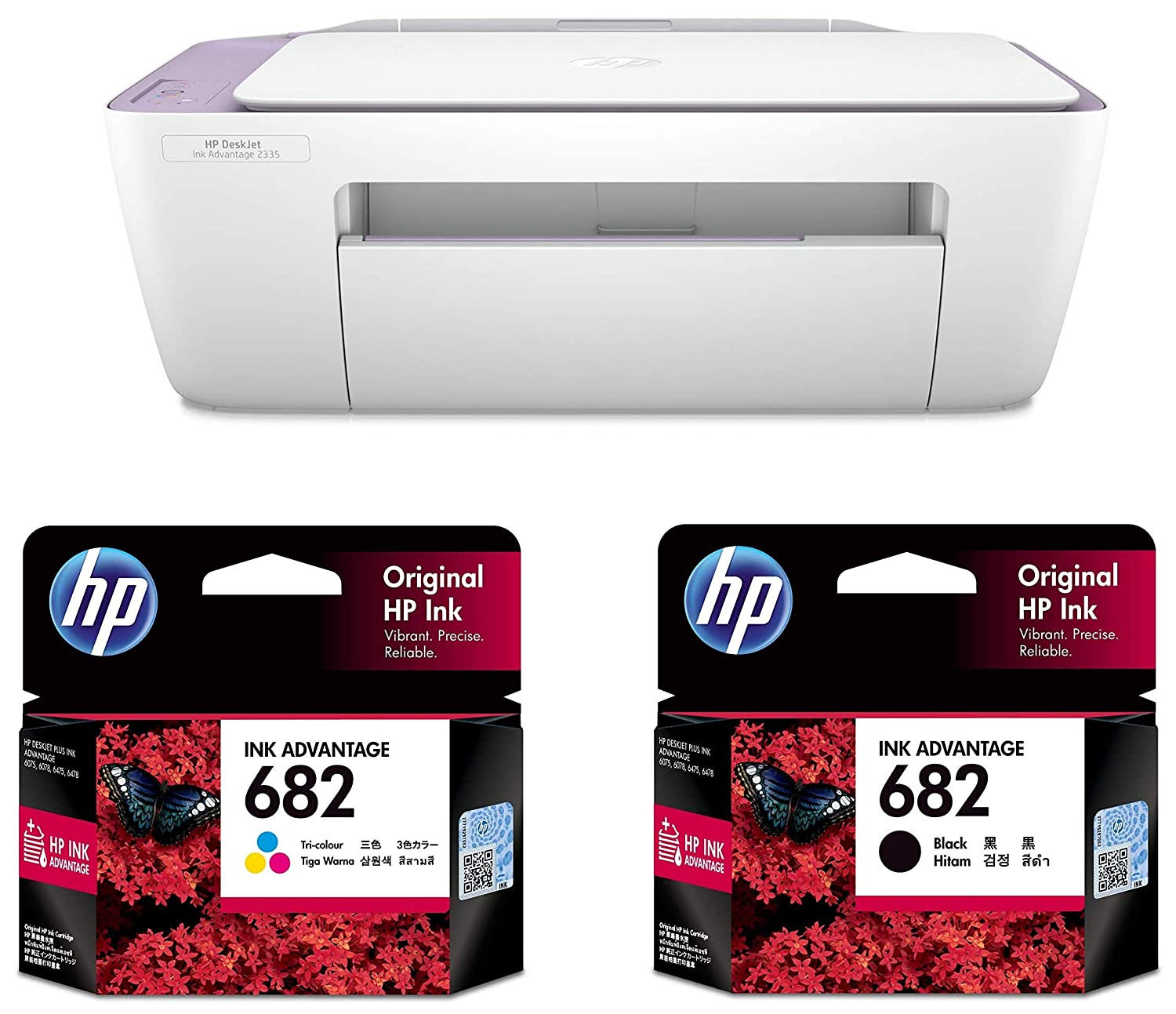 รูปภาพเพิ่มเติมเกี่ยวกับ เครื่องพิมพ์ เครื่องปริ้นท์  HP DeskJet All-in-One Printer ปริ้นท์ สแกน ถ่ายเอกสาร พร้อมหมึก1ชุด อุปกรณ์ครบ ใช้งานได้เลย/ hp2335 2337